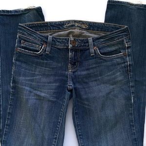 American Eagle Jeans Denim Size 4 Regular Straight 77 Medium Wash